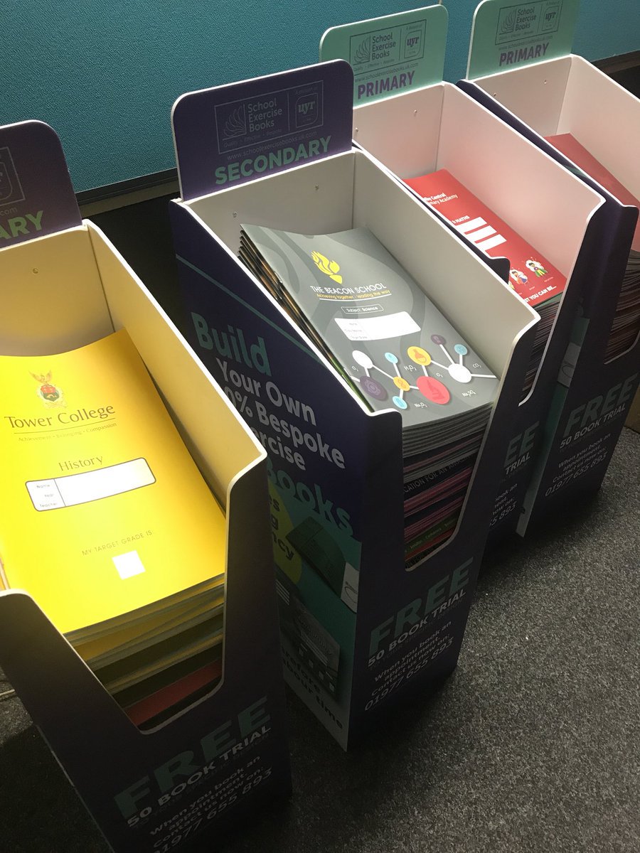 exercise_books's tweet photo. We send out books just for enquiring. We offer a 50 free books trial, to books of your design. Our School Exercise Books team is here from 9-5:30, to answer your questions and requests. #schoolexercisebooks https://t.co/RGz0jbJ22G