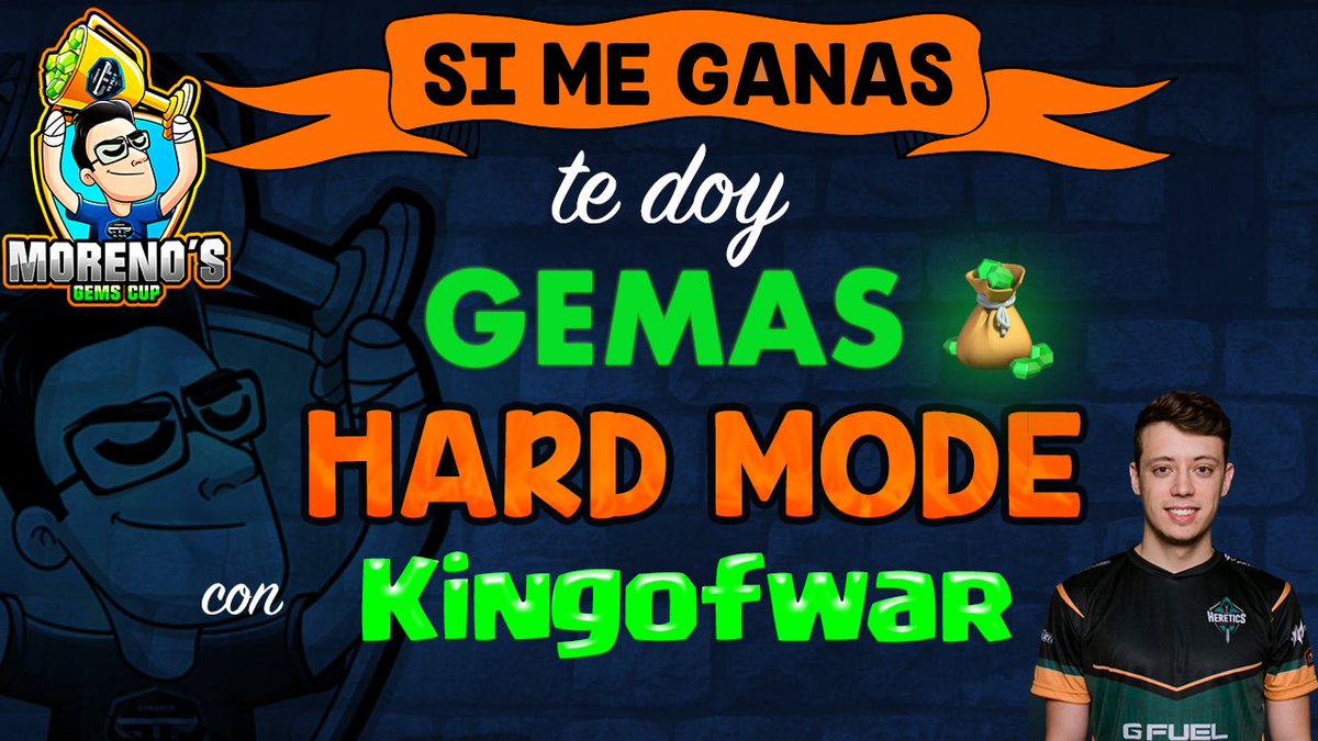 EN 10m!
SI ME GANAS TE DOY GEMAS (HARD)
-Consigue tu pase/500€ Prize PooL ( ÚLTIMOS DÍAS)
-Para participar : 
-Suscribirse a mi canal de YTB
-Seguir en Twitter <a href="/ReVoLAimaR/">RevolAimar</a> <a href="/CTPRoyale/">CTP Royale</a> <a href="/eSportsUnd/">...</a> <a href="/TheKingOfWar16/">Miguelito</a>   Hacer RT y poner tu nombre del  juego
🎥youtube.com/channel/UCkSoF…