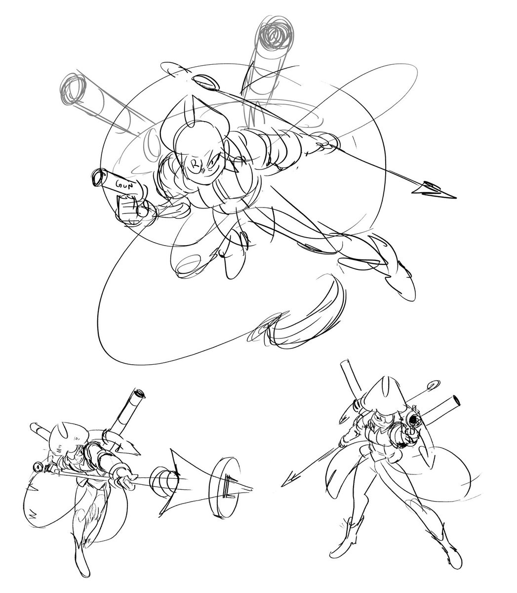 The Backer Preview of #IndivisibleRPG is now available for backers! Baozhai is in it, and she is a blast, ye mateys. Here are some sketches of her.
Also, check out the #E32018 trailer: https://t.co/5SD6vOeVdJ @IndivisibleRPG