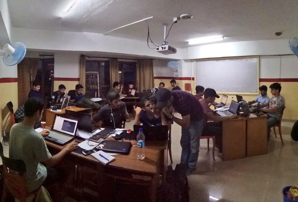 techtrixnepal's tweet photo. It's 1:30 and the Hackathon is on full pace.
#TechTrixNepal https://t.co/w6GMjSOz8r