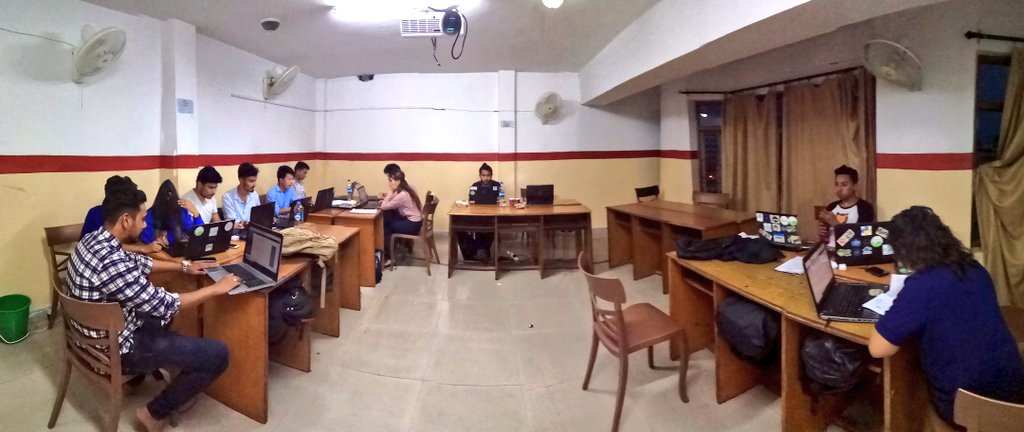 techtrixnepal's tweet photo. It's 1:30 and the Hackathon is on full pace.
#TechTrixNepal https://t.co/w6GMjSOz8r