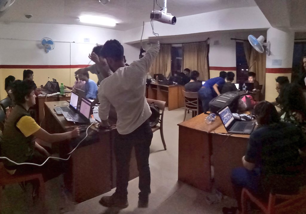 techtrixnepal's tweet photo. It's 1:30 and the Hackathon is on full pace.
#TechTrixNepal https://t.co/w6GMjSOz8r