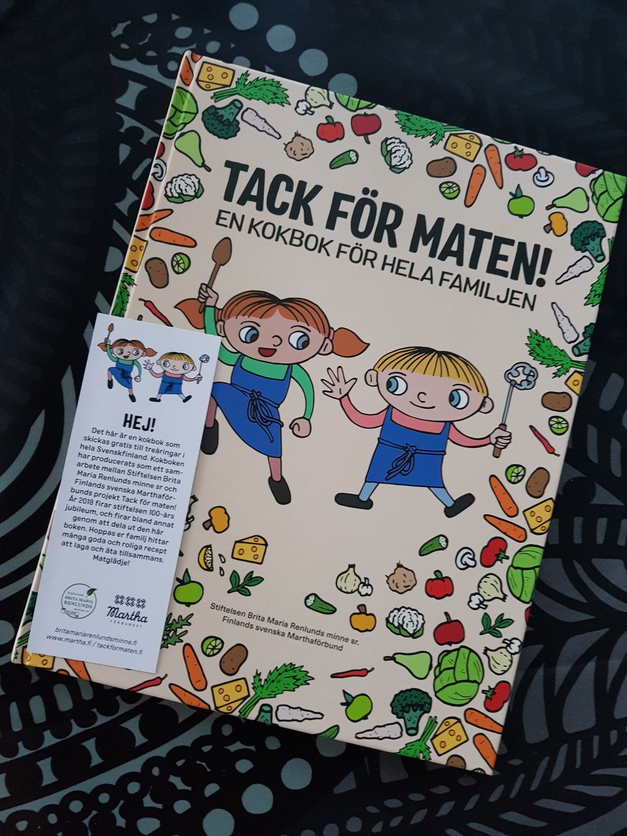 Den här boken hittade vägen ända till Kuopio! Tusen tack @Marthaforbundet och #britamariarenlundsminne ! #treåring #finlandssvensk #svenskfinland