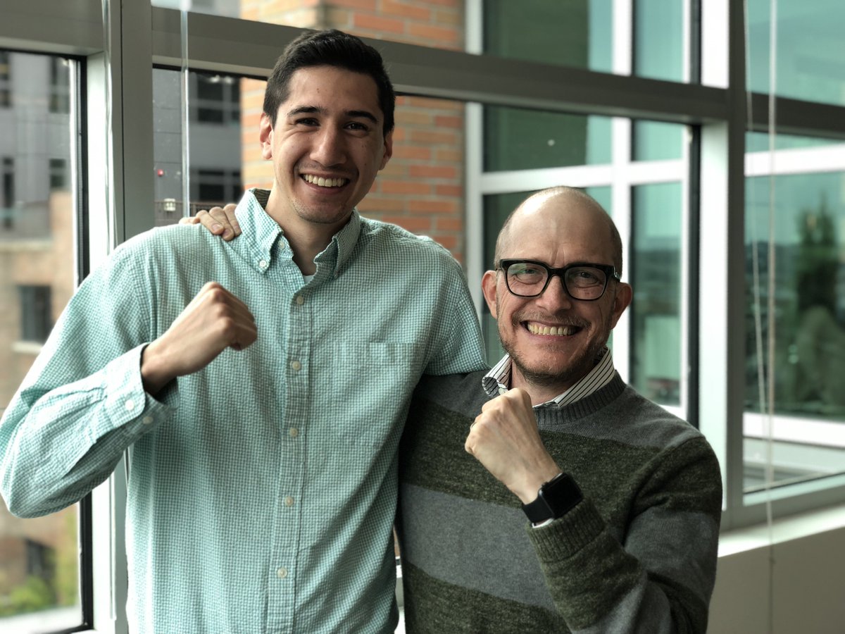 HutchIDScience's tweet photo. And what a way to end this week -- our @uwepidemiology @uwsph MPH student completed his thesis/graduation requirements AND got offered a full-time position as an Infection Preventionist today! #joboffer #gradstudentnomore https://t.co/pWHGZJHpyb