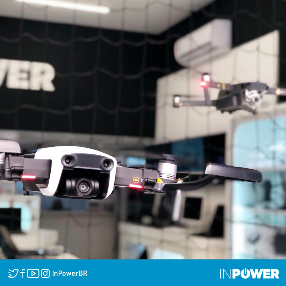 inpowerbr's tweet photo. Olha o mais novo Drone do nosso hangar. Esse é o Mavic Air da marca DJI. Conheça nossa loja e venha aprender a voar 🚀
#InPower #InPowerment #Drone #DJI #MavicAir https://t.co/O6REgJHlyH