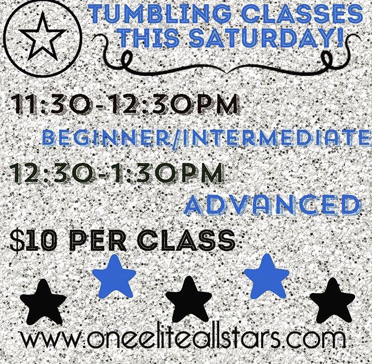 oneelite13's tweet image. Tumbling classes open to everyone! #oe #oneelite #tumbling 💙🖤