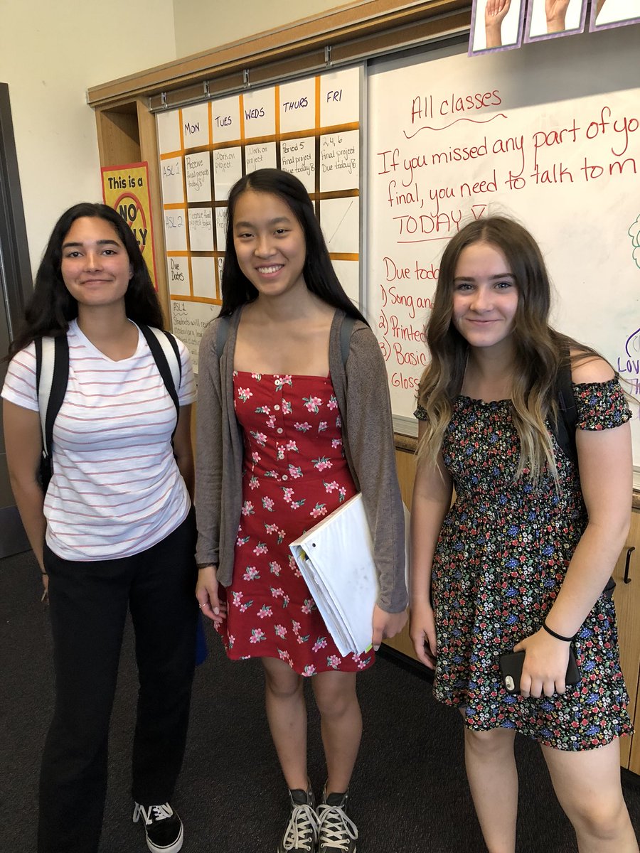 MrsWhiteASL's tweet photo. Have a great summer!! #TVHS #ASLpadawans https://t.co/UhEUrqec0o