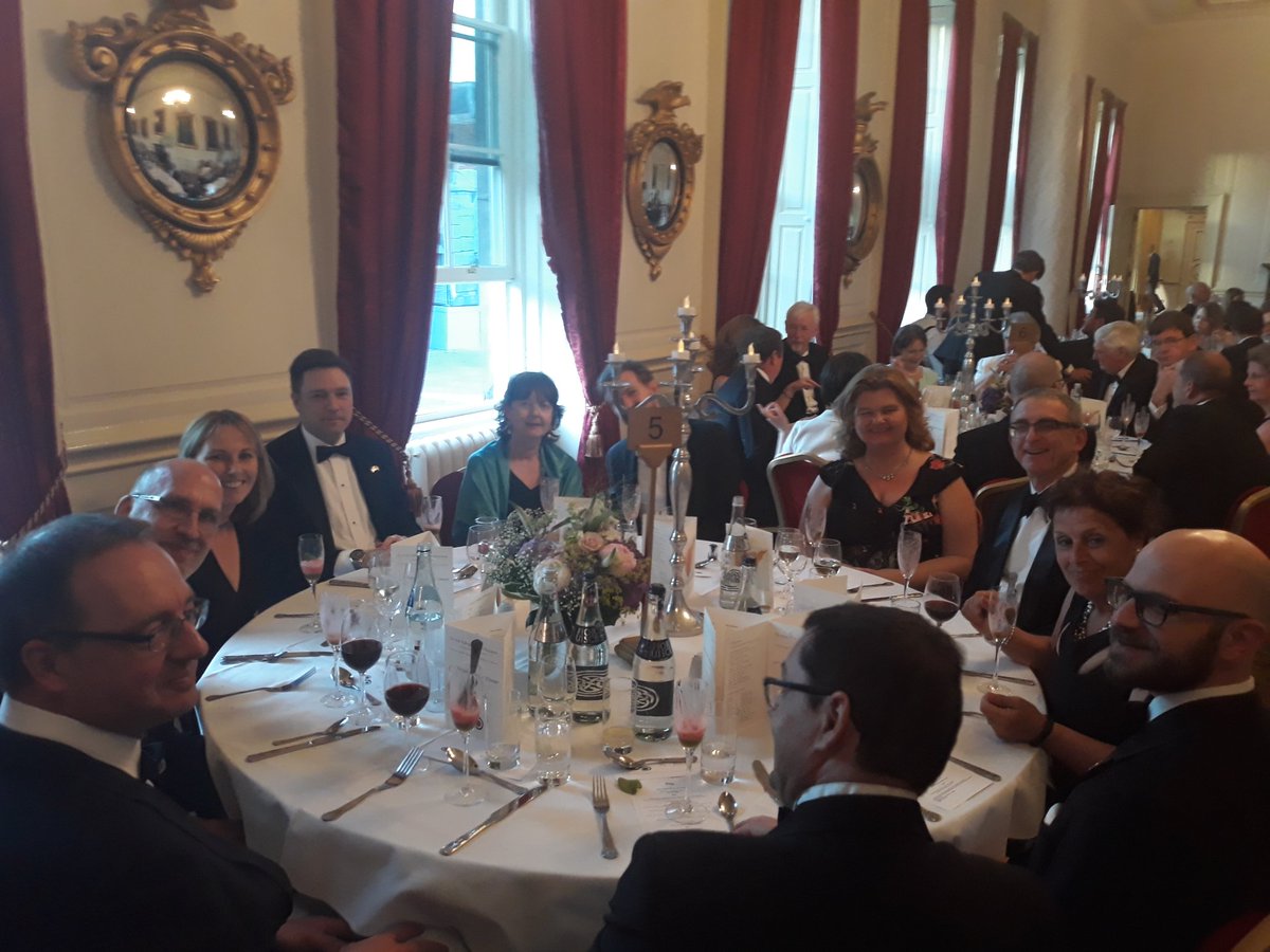 IFAA_eire's tweet photo. Fabulous night as ever so far for the #IFAAScholars18 Dinner
Míle buíochas @dublincastleopw staff &amp; to all of our #IFAA Board members who prepared everything that led to tonight! https://t.co/6kkHEXtwDR