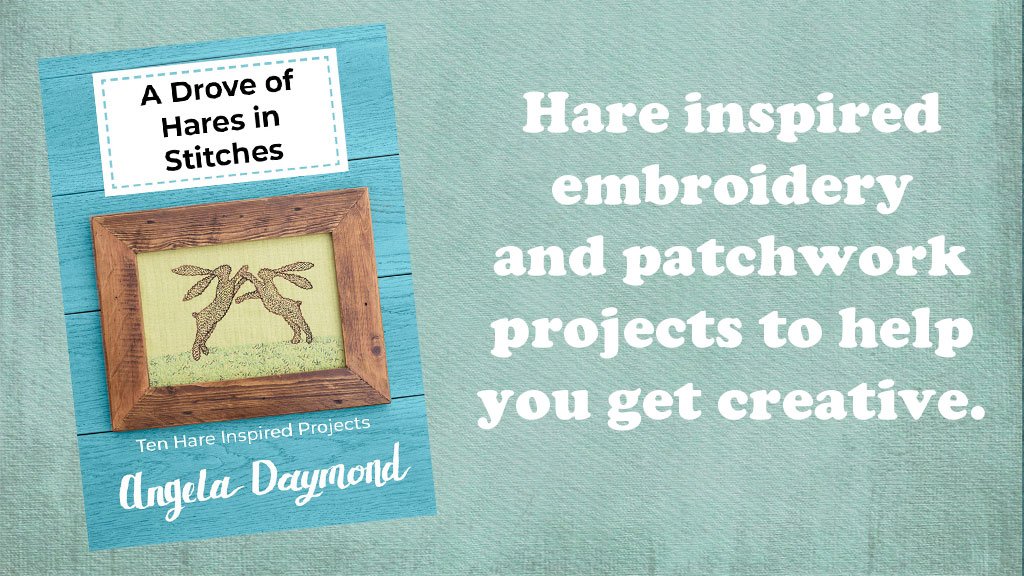 Excited that my new book is ready to go. Now just need to raise the money to self-publish. adroveofharesinstitches.com #hares #sewing #quilting #embroidery