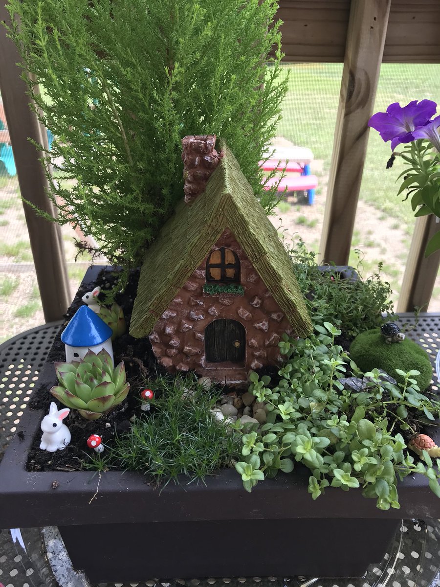 PWLawyerMom's tweet photo. @CritterMinute did a fantastic job designing our #fairy garden. https://t.co/zkcWOqh0vY