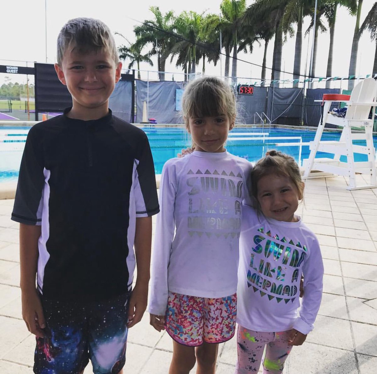 FCSPatriots's tweet photo. #PatriotSummers ~ First full week of summer ✅ exhausting but fun time by these three Patriots(‘27, ‘28, ‘32) at swim camp ✅! DM us your summer pics or send to c.blanco@floridachristian.org and we’ll #share and #repost! #fcspatriots #fcs4life #fcsfam #summer #itssummertime https://t.co/BwNP3MwDkB