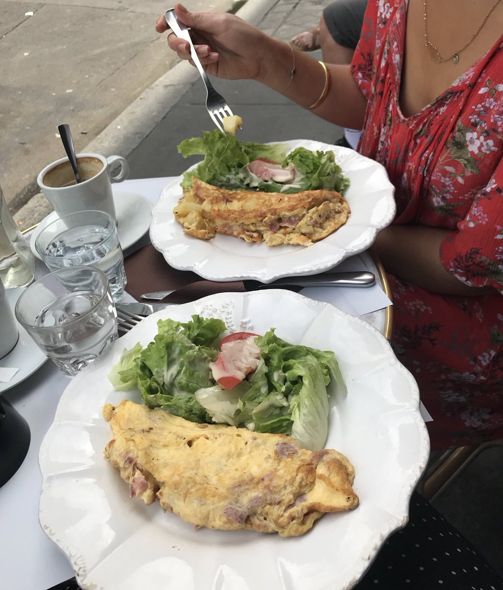 OneLittleVice's tweet photo. So far, we’ve eaten like two Parisian queens 👸🏻👸🏽 https://t.co/JZ9gs5vM5s