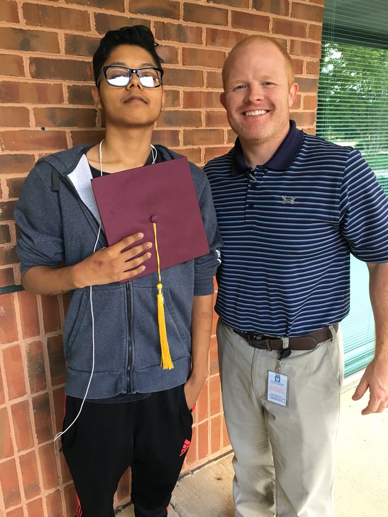 ScoreCISCoach's tweet photo. And another one!! Congrats David! @SCORE__Academy @CISWake #GraduationSeason #Graduate #AssistantPrincipal #Success https://t.co/lCmbUtI1lr
