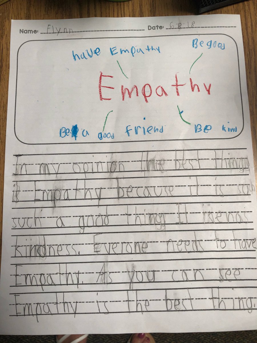 TajalleMarilyn's tweet image. Our kindergarten children at Solana Santa Fe School have learned a lot about Empathy this school Year. #sbsdedu. #sbsdssf  #sbsdlearn. #empathy