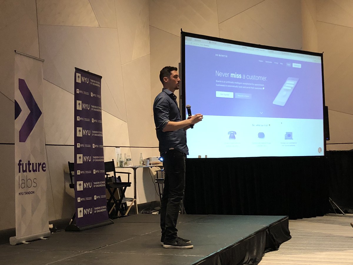 nyutandon's tweet photo. Next founder is @Ch00by, @bowtie_ai is a graduate of the AI NexusLab (https://t.co/Qw5ipO0FEy) second cohort; now in the Future Labs' Next Round program (https://t.co/vIRpsIT70l) #FlashPitch #NSIDE10 https://t.co/EuyiHZXT0q
