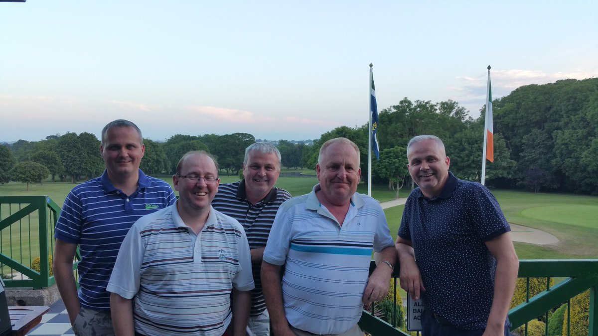 BarnesDes's tweet photo. What a great day's golf with @OfficialSylsGAA golf society in @MalahideGolfC. Lovely bit of grub after too. As always, well done to the committee for all their hard work. #malahide #greatday #averagegolf https://t.co/WTmQmpVjFr