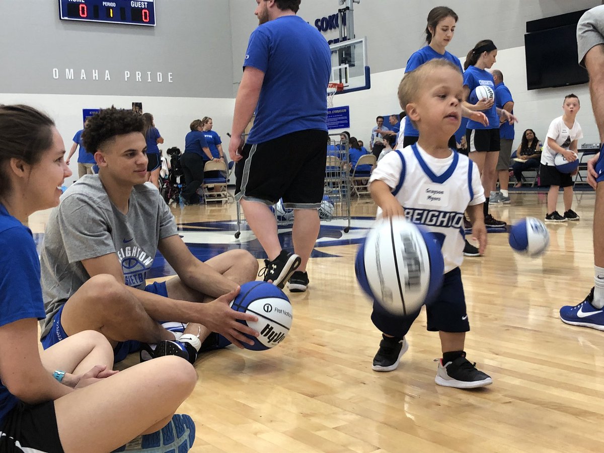 cu_pt_dept's tweet photo. What an amazing event pairing CU PT students with children with special needs and the CU basketball players to learn skills and have FUN! https://t.co/8t5lo3C2CY