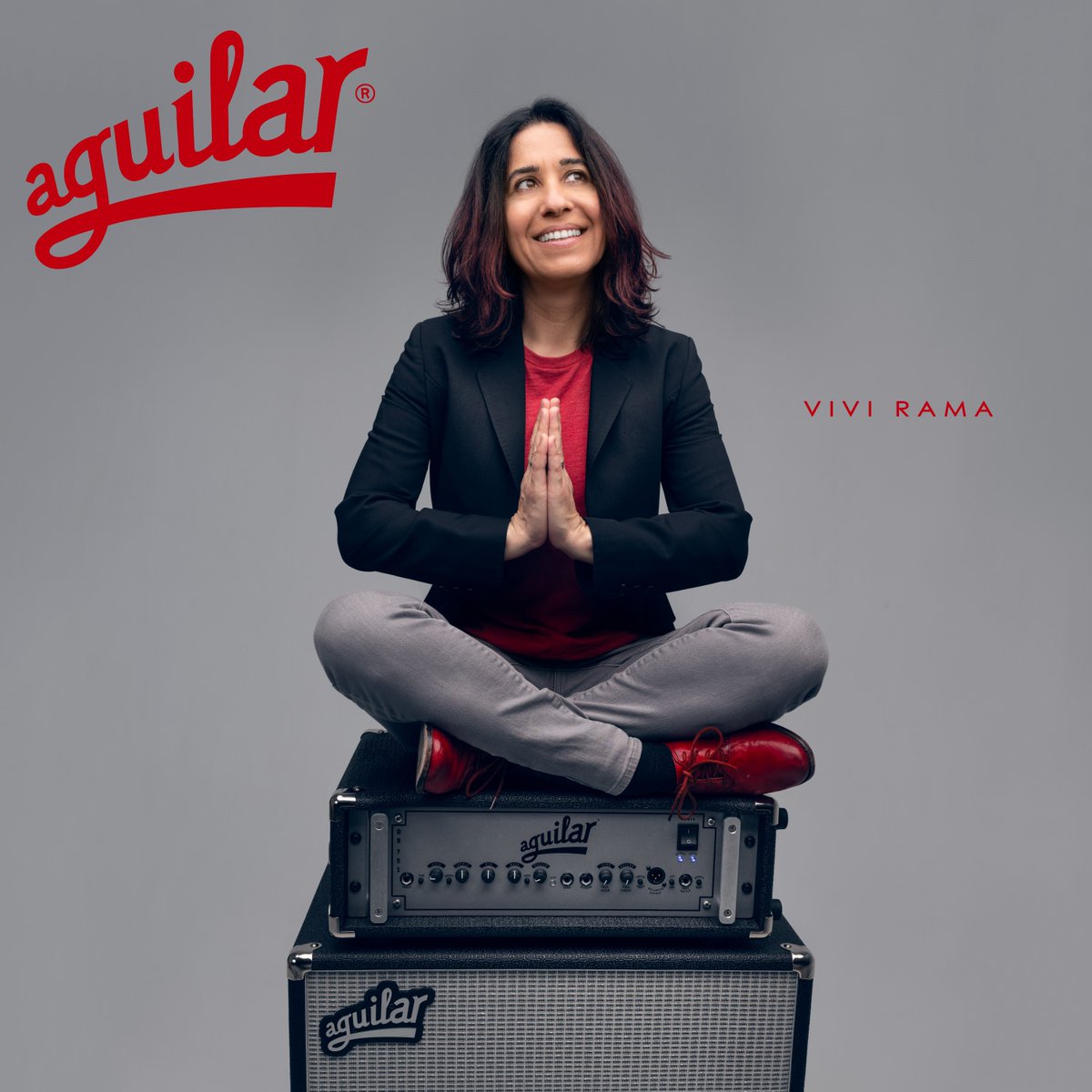 aguilaramp's tweet photo. @vivirama (Kesha, Tega and Sara) finds inner peace with her #DB751 and #DB412 cabinet! 
"My #Aguilar rig provides the low end and midrange I need for my tone. With Aguilar, I get the sound I want anywhere from large venues to small rooms, live shows or in the studio!” https://t.co/t0RCdU1w0H