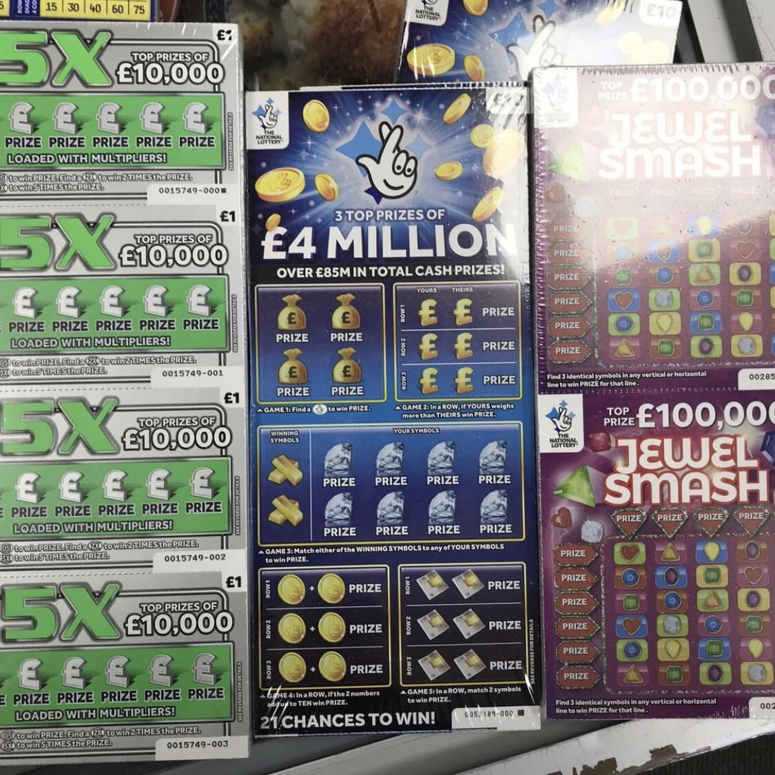 Scratchcards Scratchcards