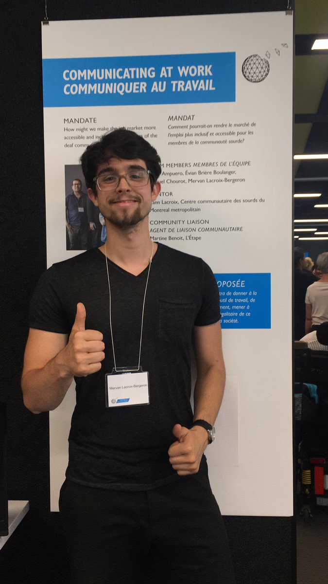D3_innovation's tweet photo. We're happy to be a part of #EnableMTL @Concordia's design challenge aiming at helping making #Montréal more accessible for people with disabilities. https://t.co/x3W0NeZY3R