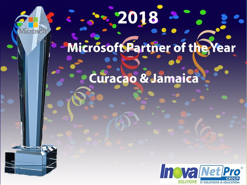 InovaEspanol's tweet image. Estamos muy orgullosos de anunciar que ganamos el premio Partner of the Year de Microsoft por Curacao y Jamaica por quinta vez consecutiva.
¡Estamos emocionados y felices de compartir las noticias con usted!
Más información seguirá pronto .
#Gracias #MicrosoftAward #NetPro #Inova