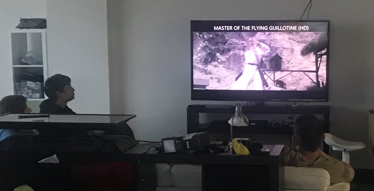 StudioRoqovan's tweet photo. At lunch we like to watch old kung fu movies. 🎥 #gamedev #devlife #movies https://t.co/qaBmNokl53