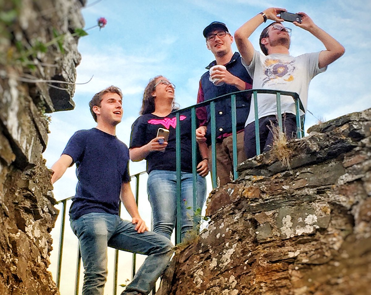 Friends of Saint Patrick Centre 2018 Young Ambassadors from Arizona, New York, Minnesota and Milwaukee Visit Dundrum Castle County Down.