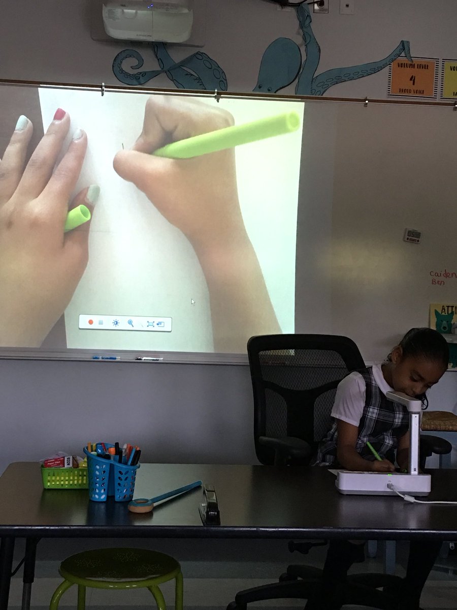MsCarmodysClass's tweet photo. Sofia used the document camera during Teach the Teacher Day to teach me how to do calligraphy ✍️ @SJP2CALowerMill https://t.co/y4sq0OyzWv