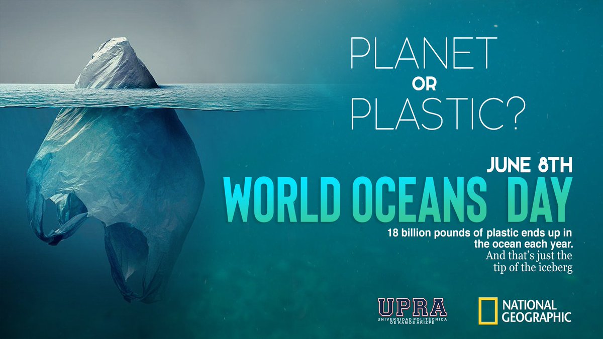 ''Por un mundo sostenible, todos tenemos mucho que hacer.''
 #WorldOceansDay
 #UniversidadSustentable
 #NatGeo
 #SomosSustentables
