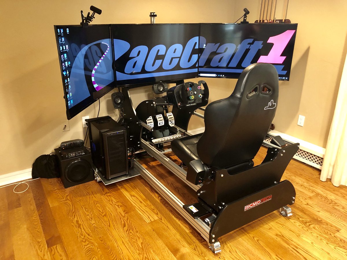 RaceCraft1's tweet photo. Our RaceCraft1 Mobile Skunkworks Team had a successful build of another @ricmotech simulation racing system in Albuquerque, New Mexico! Always a pleasure to have fellow instructor and racer @michaistephens for his insight and ingenuity https://t.co/tr4TbmYqeE