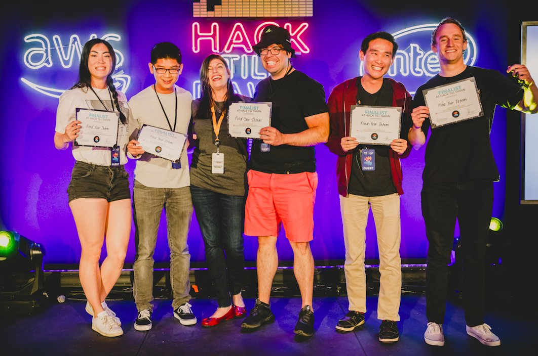 YourEDM's tweet photo. Congratulations to Team Find Your Totem, winners of the @awscloud #HackTillDawn Grand Prize! See you at #EDCOrlando! https://t.co/Ayt3jIFFEl