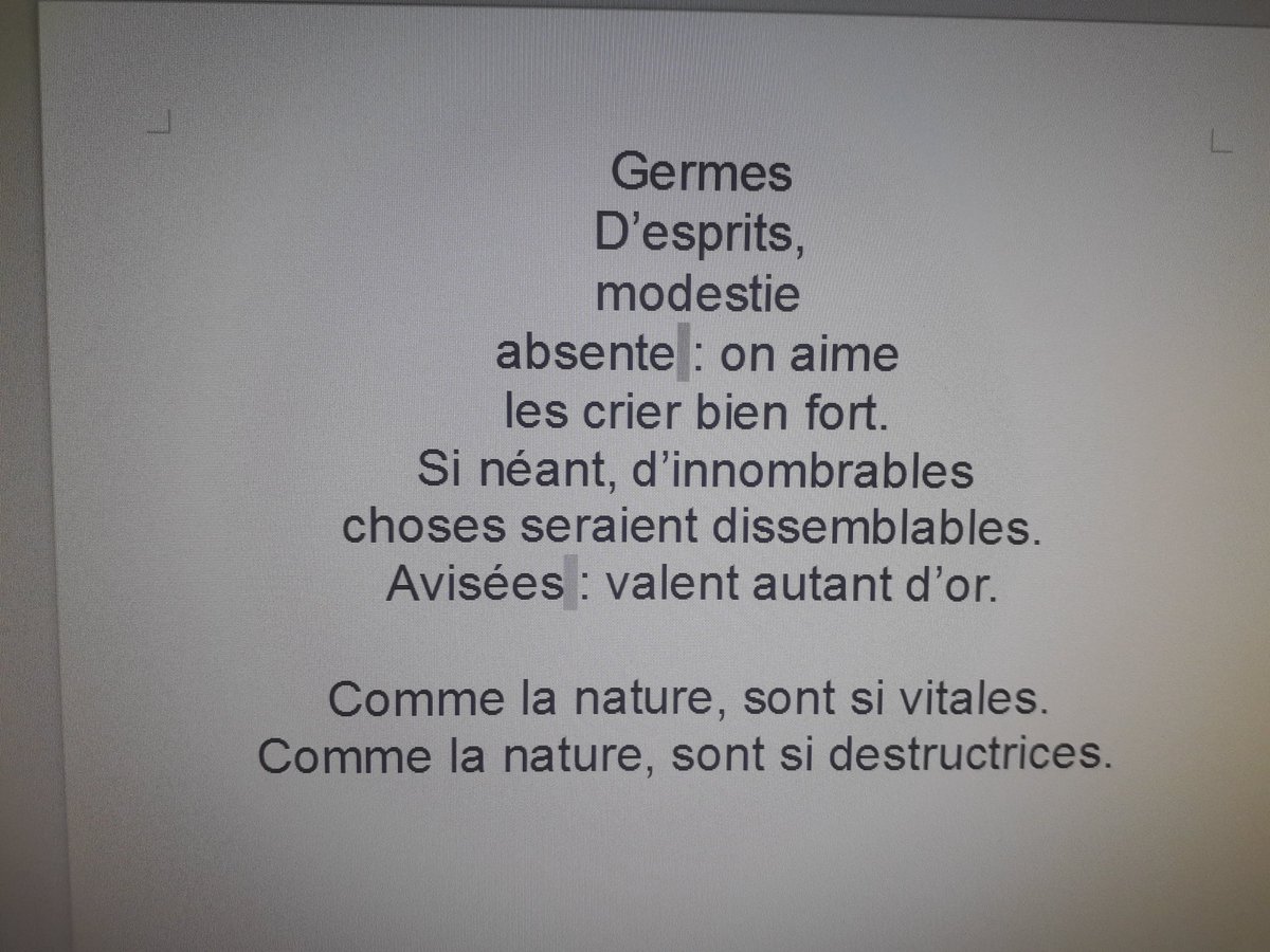 laclassede3f's tweet photo. @Canope_50 @greg_devin_ @bricquebec3d Voici notre réponse au #défipoèmes "Vers 1 = 1 pied, vers 2 =  2 pieds etc.. Enjambements et Rimes embrassées" : 

Écrit par Alexandre https://t.co/3RTh9lUImN