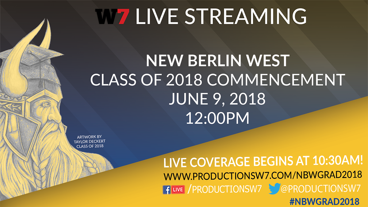 WestSDNB's tweet photo. The Class of 2018 Graduation Ceremony will be live streamed in real time for those who cannot attend in person. Live coverage starts at 10:30 a.m. Watch it here: https://t.co/9fpq1JpfUP @NBWAthletics @NBWFANPAGE @SDNBSchools https://t.co/XkAvQ0IlEL