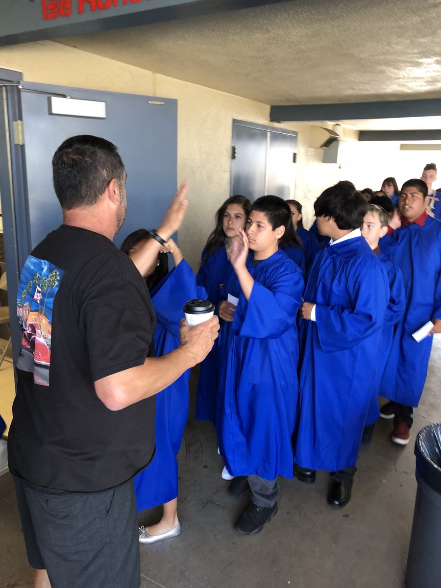 cabalpsychlh's tweet photo. Promotion day at WMS. A bittersweet day sending these patriots off to the next chapter in their lives. It has been incredible watching them grow over the last 3 years. @WMSPatriots @LHSchools https://t.co/zEMrml65MP