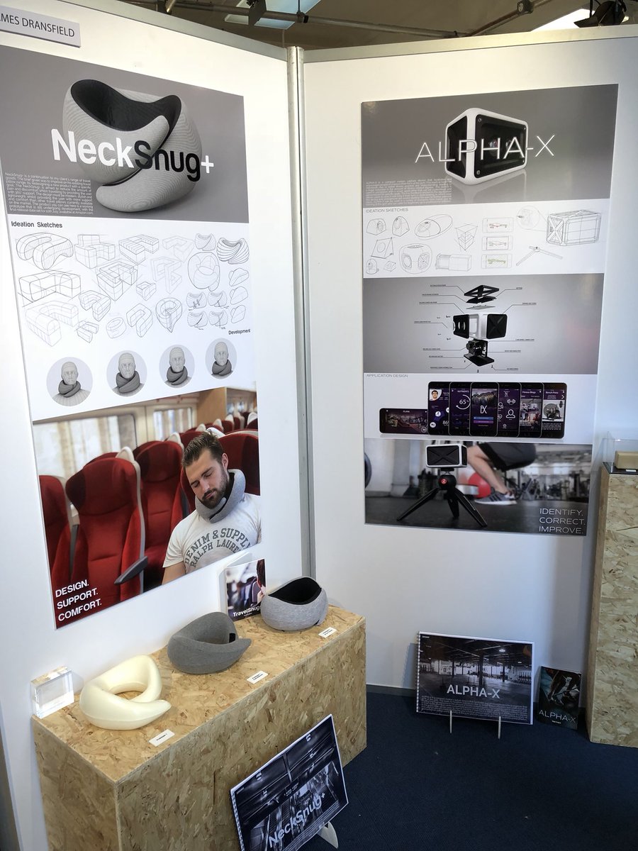Good evening at <a href="/YSJDESIGN/">YSJ DESIGN</a> Art and Design Degree show, it’s been fun working with the product design students this year with @adskFusion360. Now these guys get to show their skills. Come check it out all next week. Until next time YSJ ✌🏻<a href="/AutodeskEDU/">Autodesk Education</a> #Designers #show #Fusion360