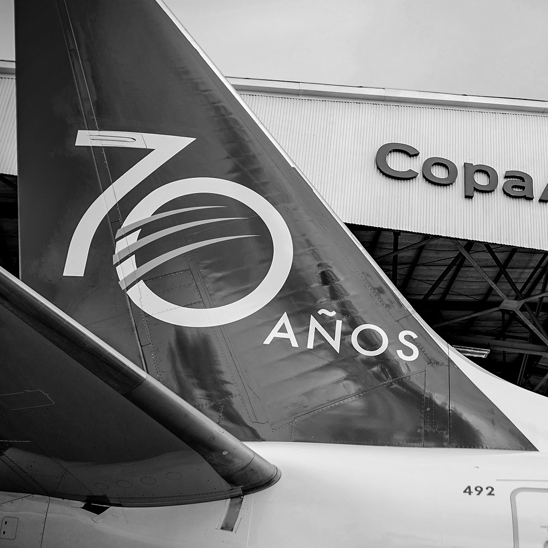 CopaAirlines's tweet photo. #CopaHistory: En 2017 cumplimos 70 años, conectando a más de 70 destinos en el continente americano. https://t.co/7H88TyRwqq