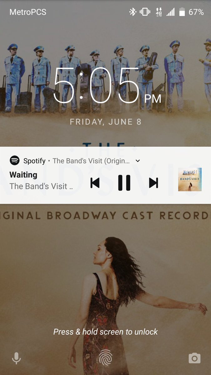 dadiva18's tweet photo. Today's travel soundtrack. @TheBandsVisit #TonyWeekend #TonyAwards https://t.co/b9rwoLcEhi