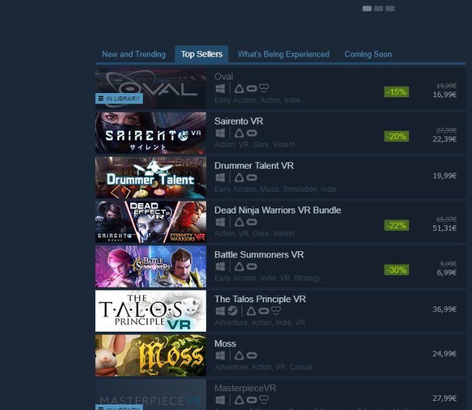 oval_vr's tweet photo. Thank you all for being part of this exciting start! #1 on Steam's #VR top sellers! See you in the arena! #VR @UploadVR @VRFocus @RtoVR https://t.co/GMgWBQBRB4
