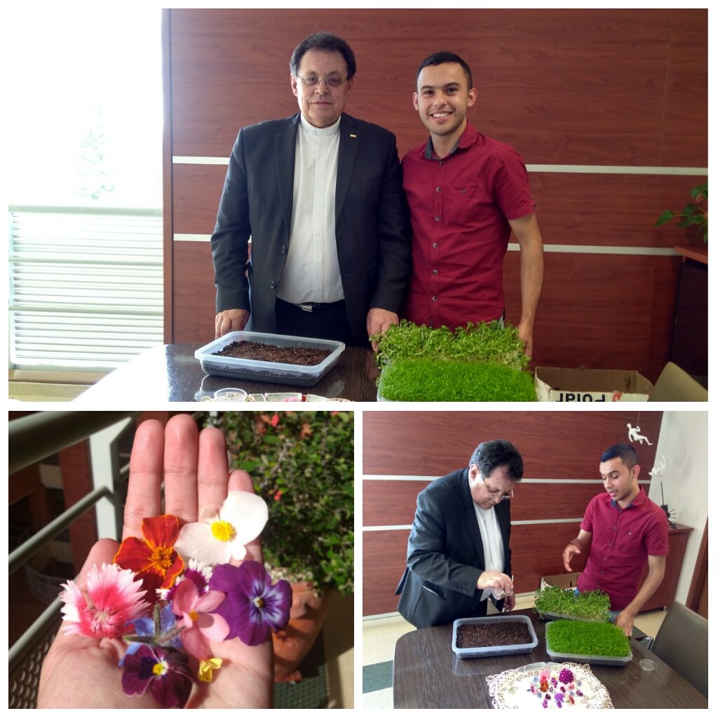 uconiano's tweet photo. Alexander Arredondo, estudiante de Agronomía, nos presenta su proyecto de "Germinados y Flores Comestibles", con el cual pretende innovar y abrirse a nuevos mercados. #TalentoUCO https://t.co/mVyYhosHRW