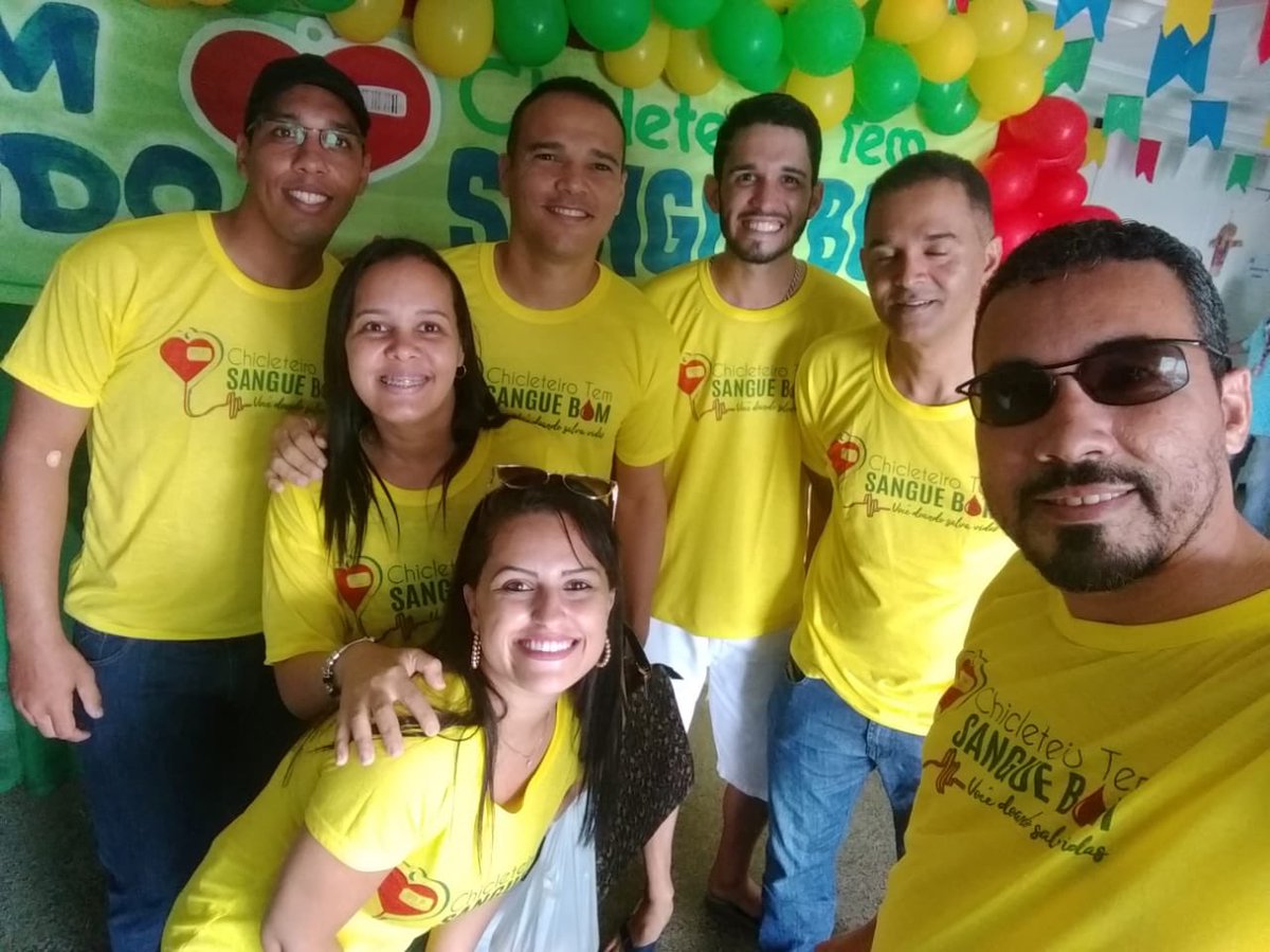 Hoje o primeiro dia da Campanha CHICLETEIRO TEM SANGUE BOM!
Aracajú, Caruaru e Feira de Santana.
👏👏👏👏👏👏👏👏👏