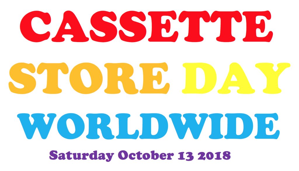 WE’RE BACK!!!! 

Saturday October 13th

cassettestoreday.com