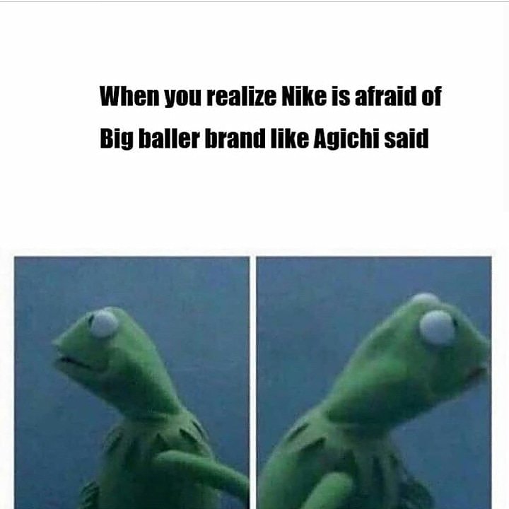 #Nikeisafraidofbigballerbrand