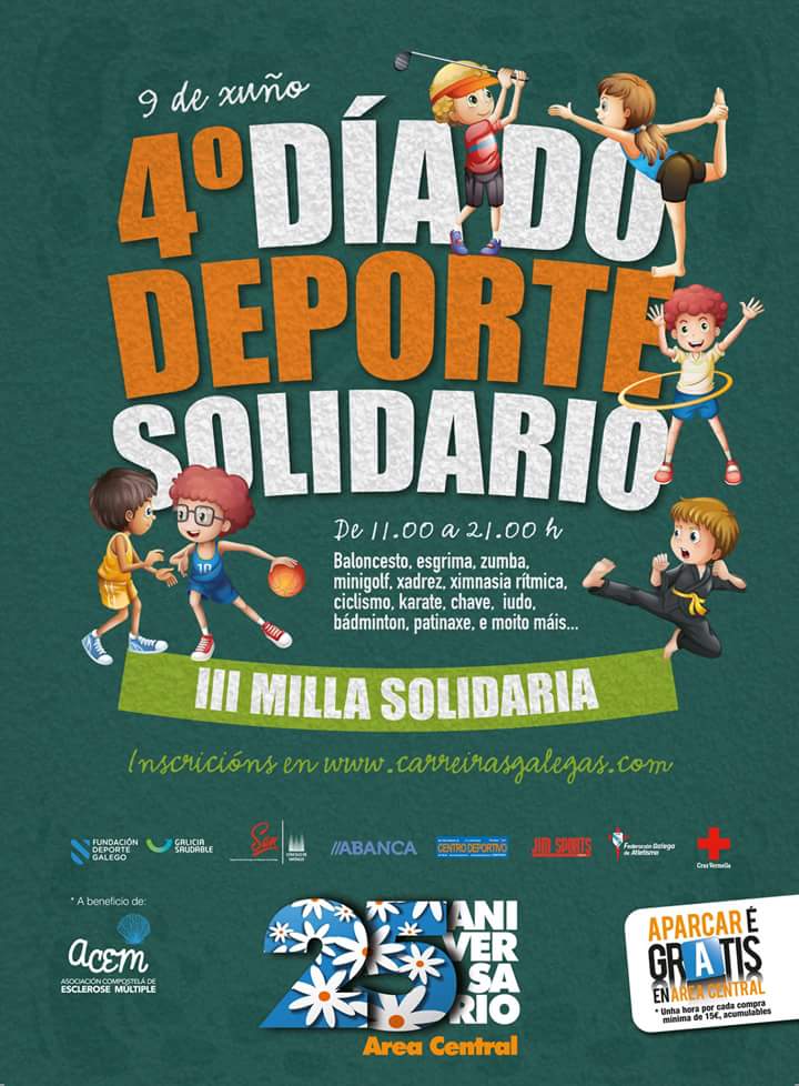4° Día do deporte solidario.
Allí estaremos 💪💪 <a href="/Area_Central/">AreaCentral Santiago</a>
#cboutes #disfrutandoeldeporte