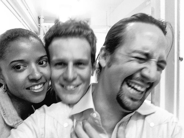 kiiingeorge's tweet photo. I see your creepy B&amp;W picture, Mr. Hamilton, and am aiming to kill it with positivity! Happy #NationalBestFriendDay (feat my queen and Angelica) https://t.co/kXflkILsur