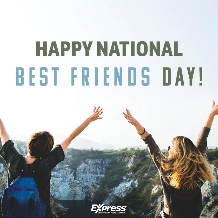 XpressMiamiLake's tweet photo. Today is #NationalBestFriendDay! Give your best friend a hug (or if they live far away, call them!). 

Tag your best friend below! https://t.co/dPZPTb7VQr
