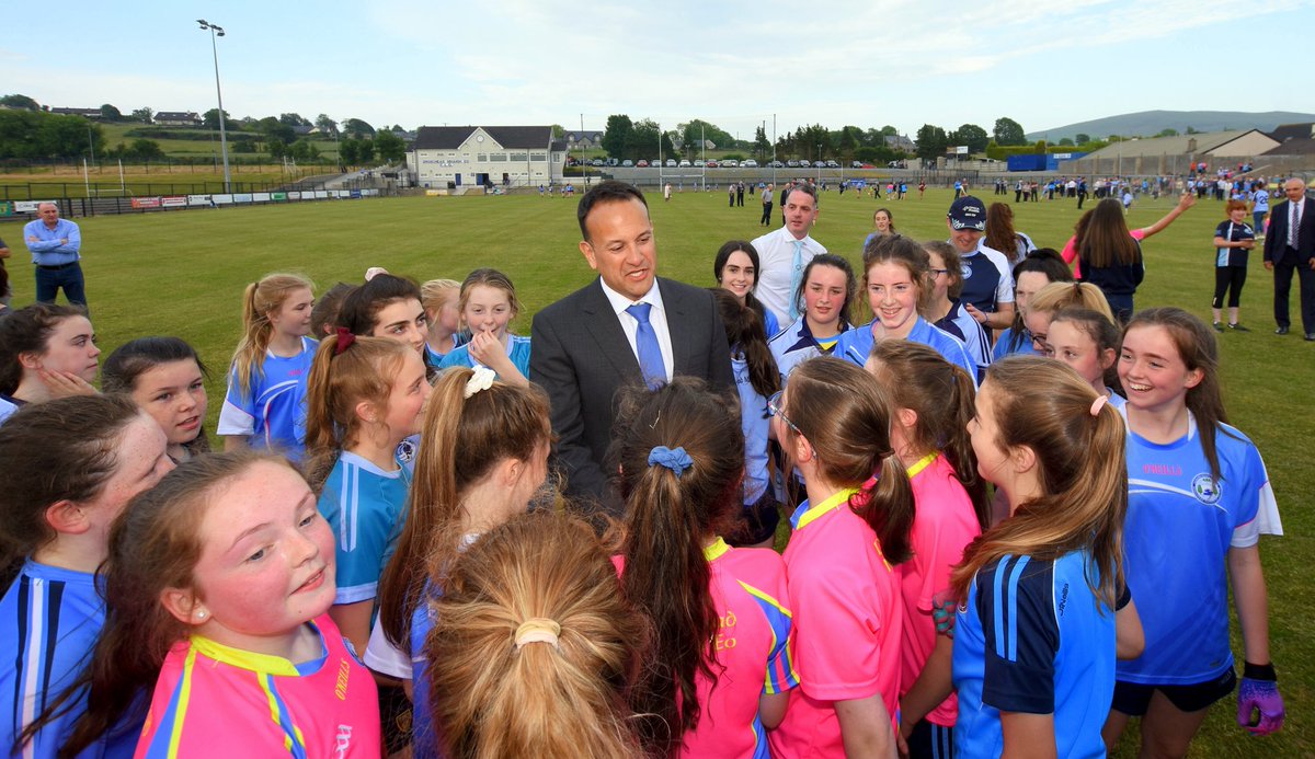 LeoVaradkar's tweet photo. Next time you’re in Co. Down make sure to visit the county’s oldest GAA club @MayobridgeGAC. You’ll get an amazing welcome! https://t.co/WqqDB7ZhSe