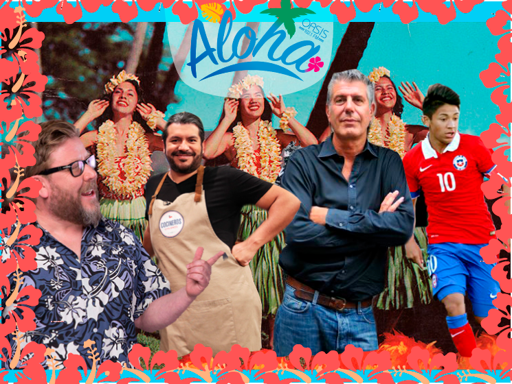 En este #AlohaOasis de viernes, conversaremos con el Dr Pichangas sobre Anthony Bourdain y también entrevistaremos al capitán de la Selección Sub 20 que acaba de ganar oro en Cochabamba. Todo esto con el anfitrión de la Isla Aloha, Werne Núñez ---> oasisfm.cl