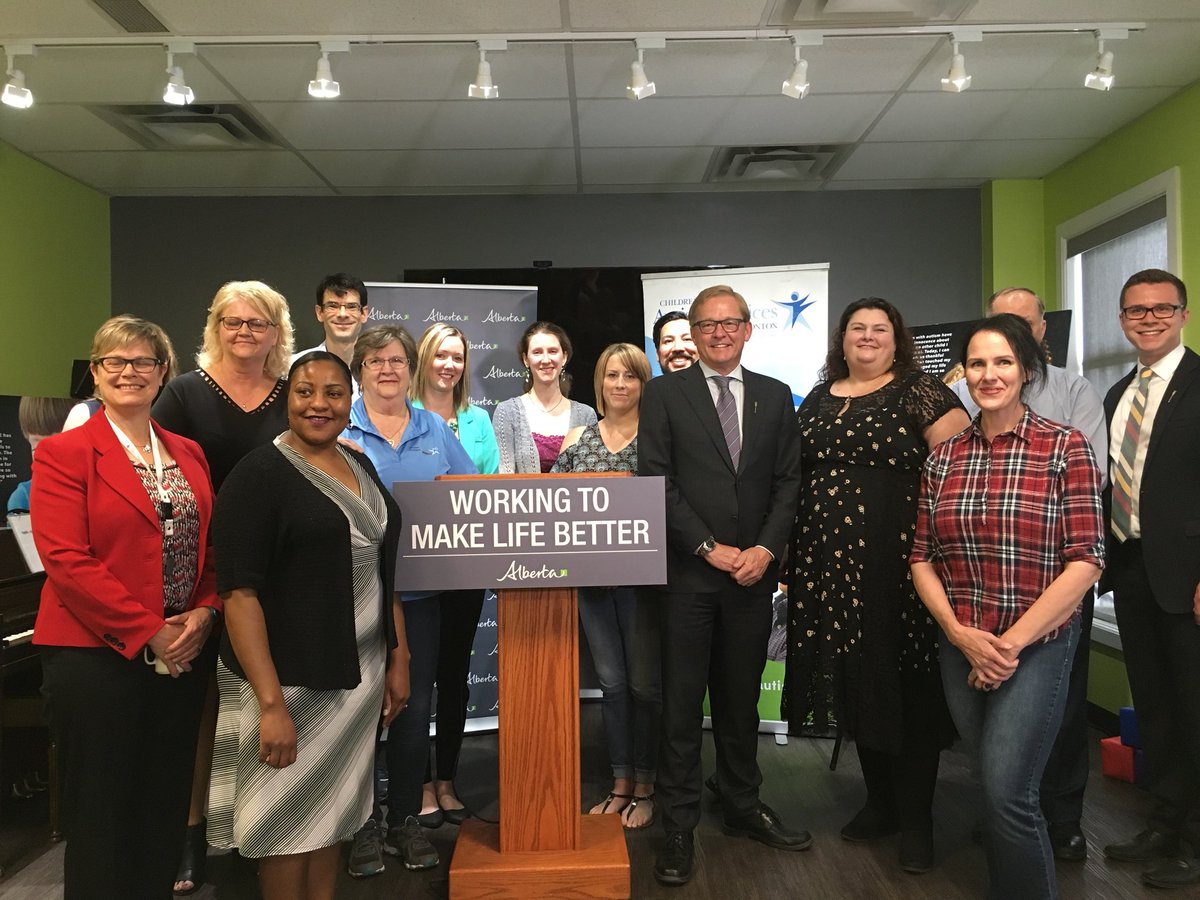 davideggenAB's tweet photo. Our government is providing a $1.25-million grant to Children’s Autism Services of Edmonton to support their purchase of a facility in South Edmonton. This will allow the organization to expand its services to more than 200 families from across northern Alberta. #ableg https://t.co/adj0TJBS5W