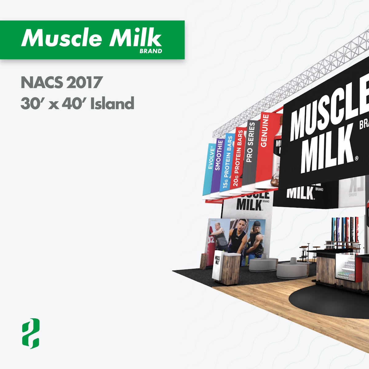 ExhibitPartners's tweet image. Flashback Friday. Last year our awesome partners @musclemilk returned to NACS with this impactful, and exciting booth! It was the second year being showcased and still a heavy hitter!