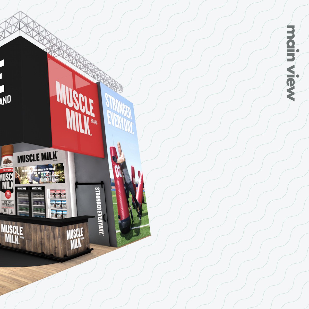 ExhibitPartners's tweet image. Flashback Friday. Last year our awesome partners @musclemilk returned to NACS with this impactful, and exciting booth! It was the second year being showcased and still a heavy hitter!